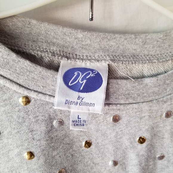 NWOT DG2 studded pullover - Picture 3 of 3